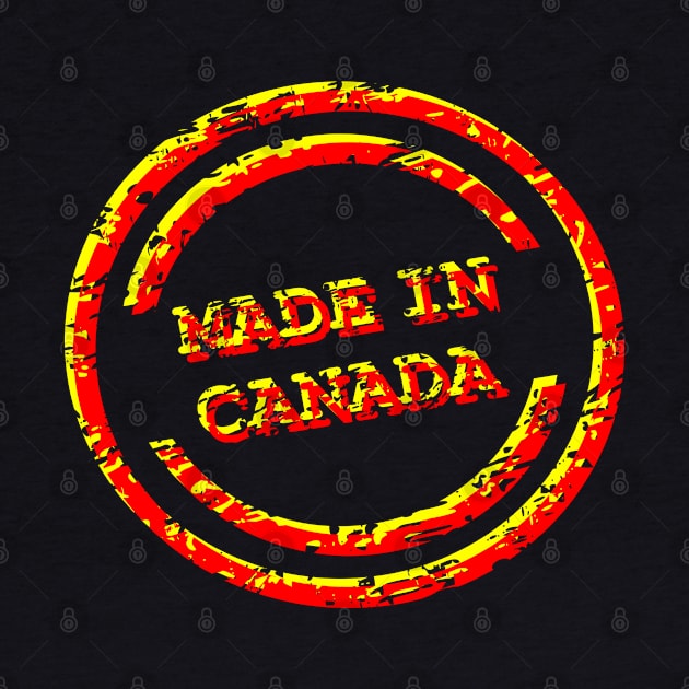 Made in Canada, america, patriot, style, circle by Semenov